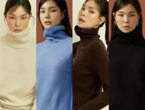 가성비최고 23FW 라삐아프 NEW시그니처 터틀넥 풀오버 4종 추천상품