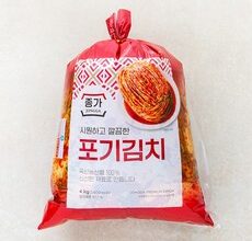 인기폭발  김치 후기